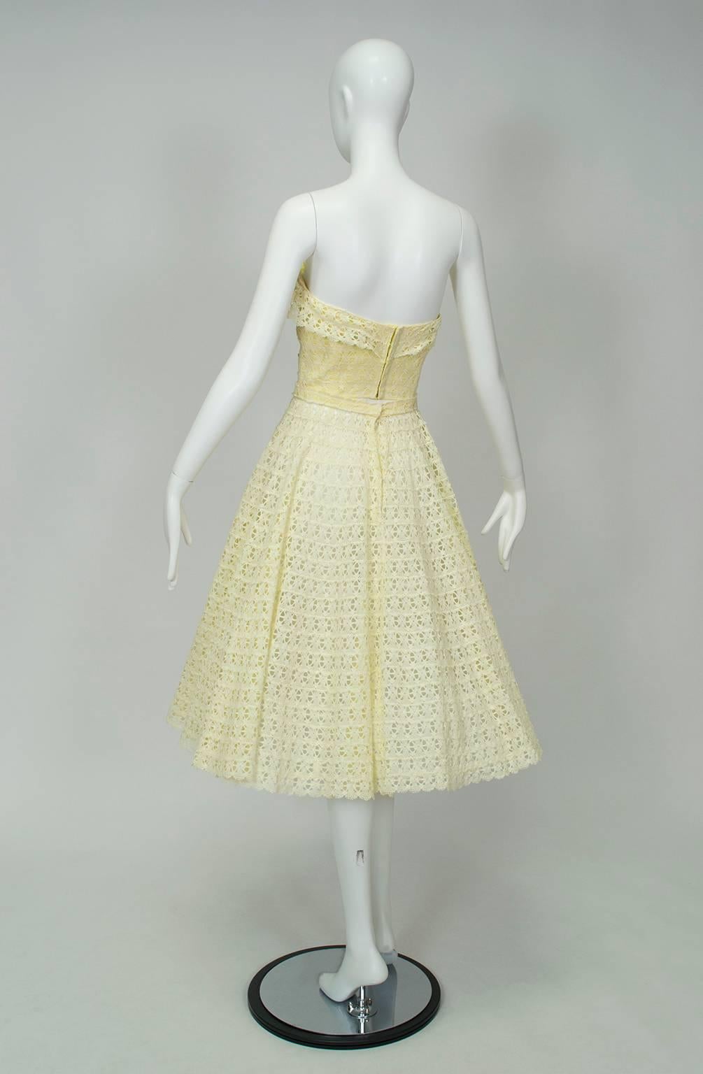 crochet strapless skirt
