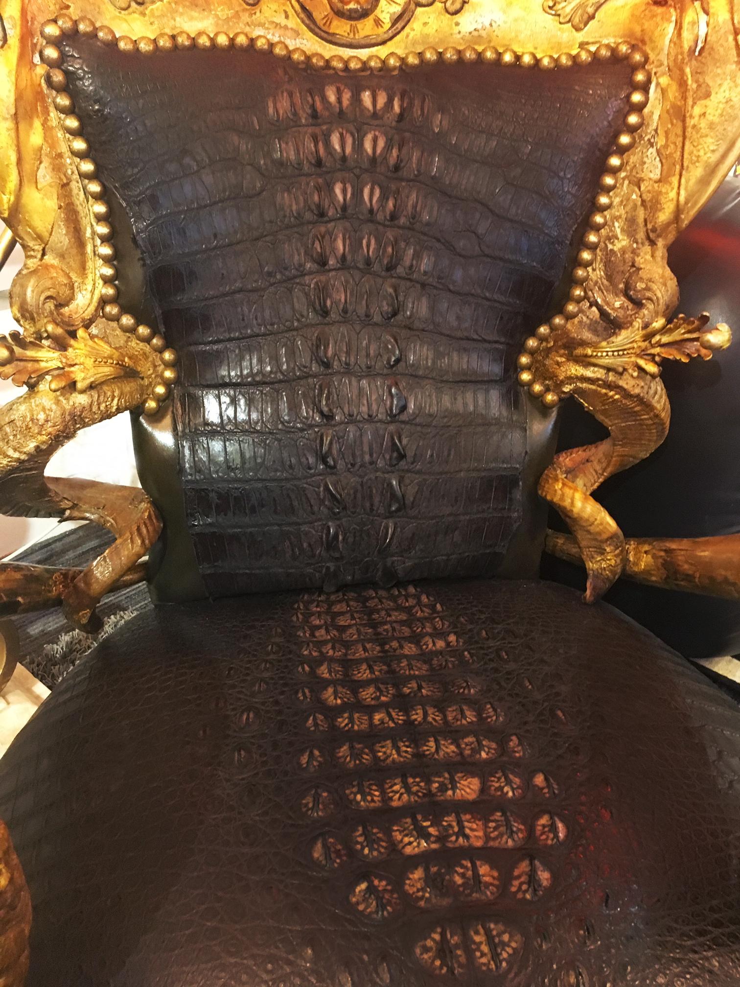 black fancy chair