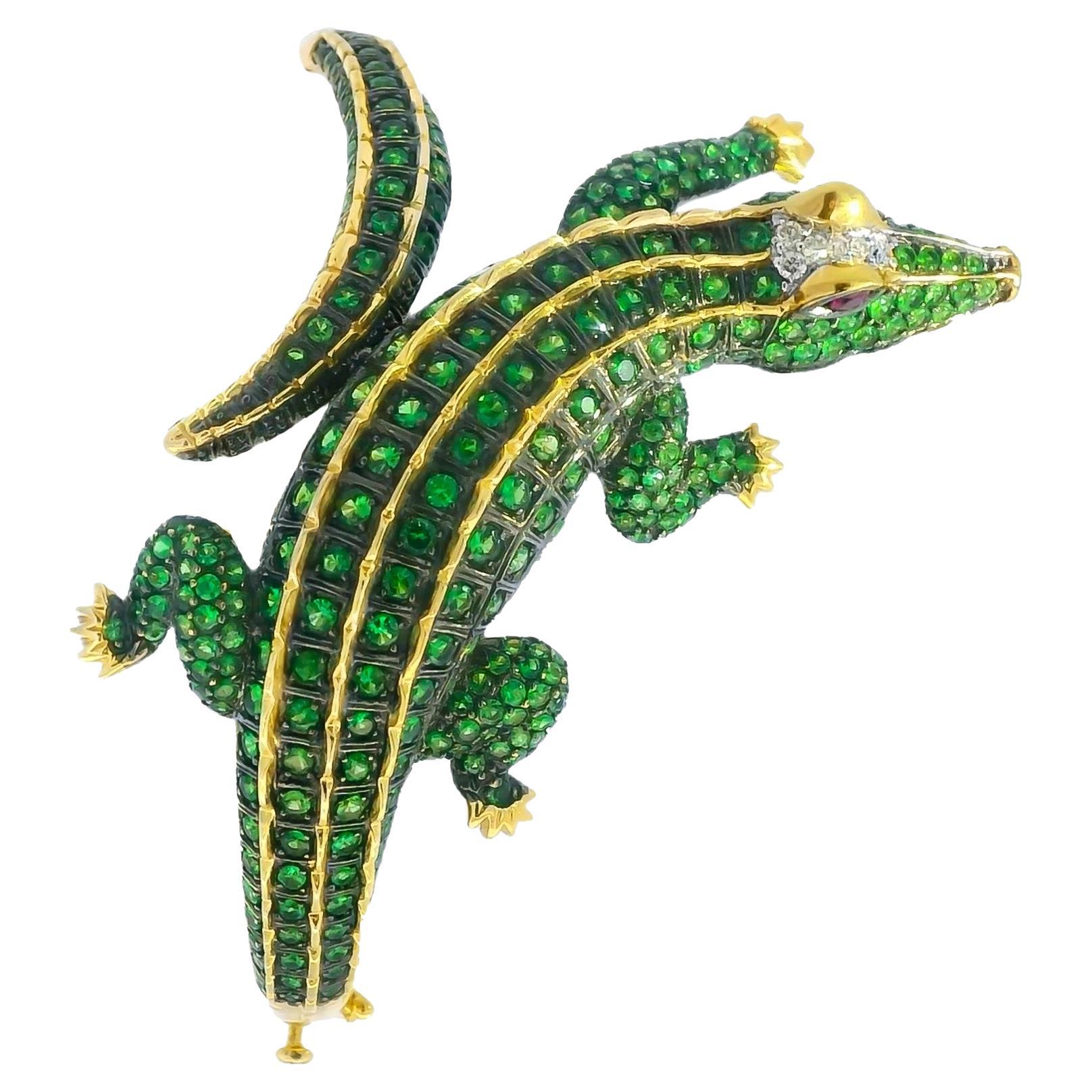 Bracelet en crocodile en vente