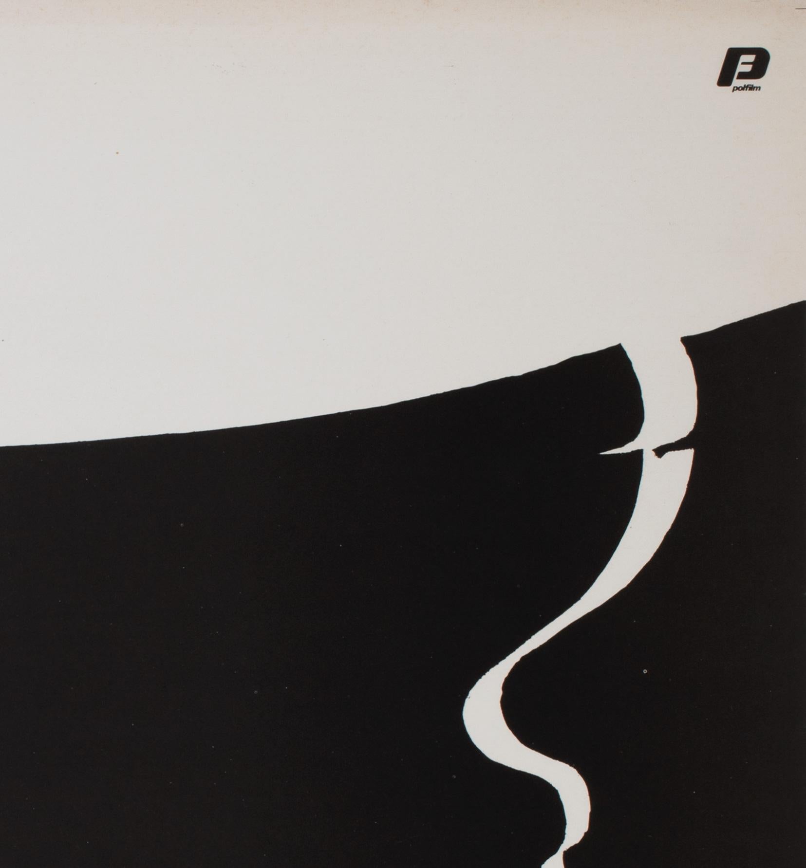 Paper Crocodile Dundee 2 1989 Vintage Polish B1 Film Poster, Wasilewski, Black, White