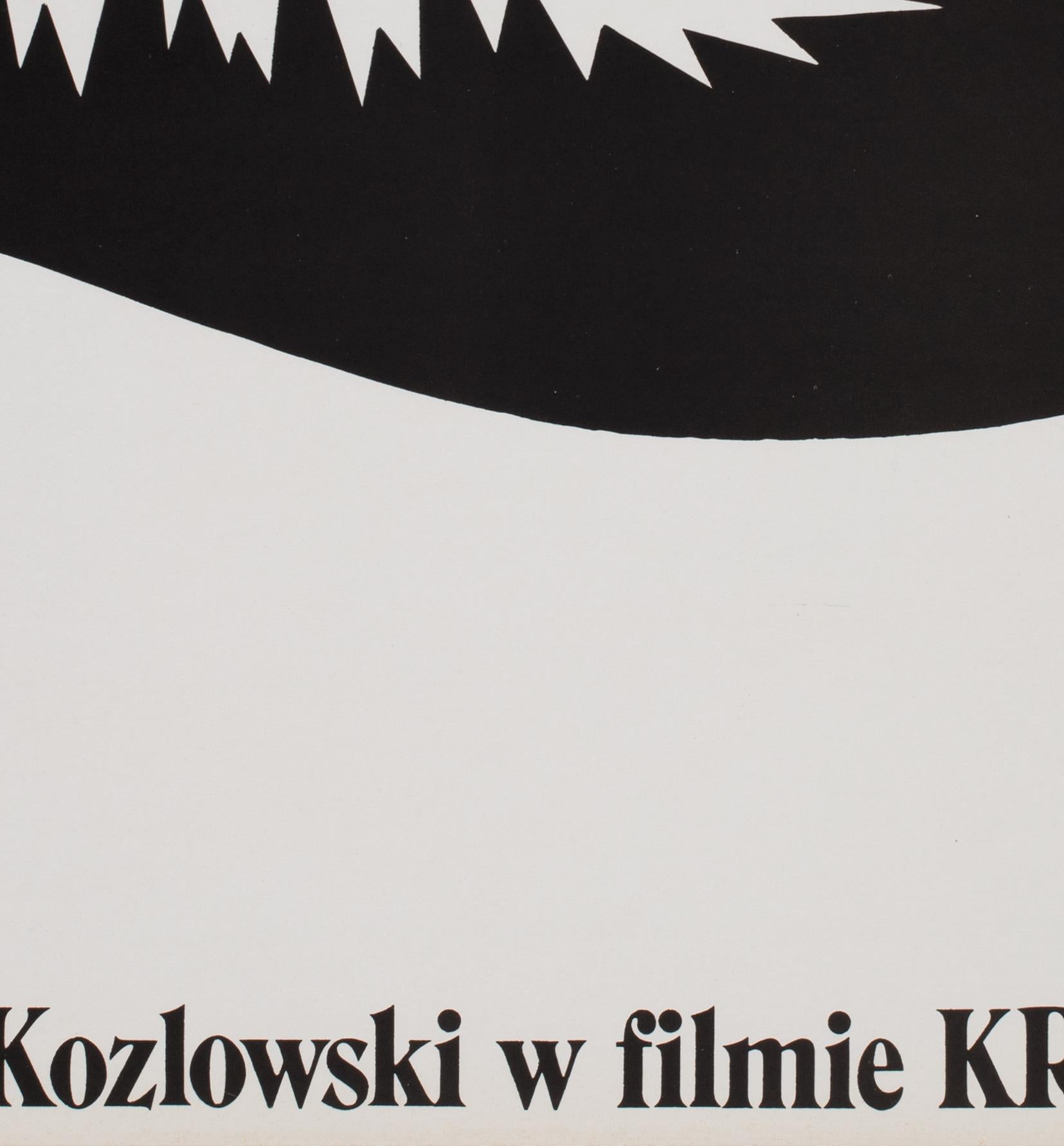 Crocodile Dundee 2 1989 Vintage Polish B1 Film Poster, Wasilewski, Black, White 2