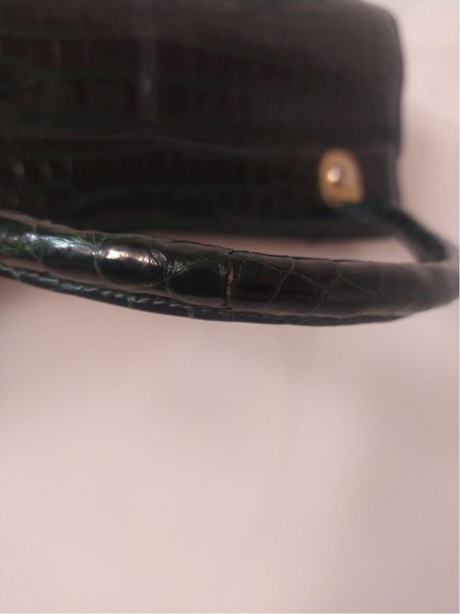 Keine Marke Krokodil-Handtasche Größe Einzigartig Damen im Angebot