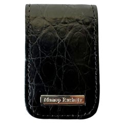 Crocodile Leather Money Clip