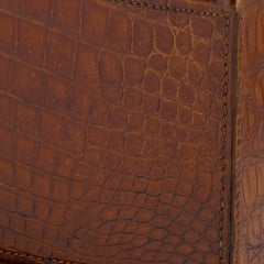 Crocodile Stationary Desk Piece Made by Asprey, circa 1910-1915