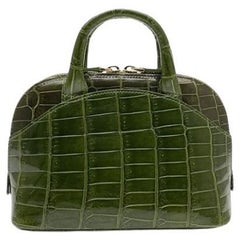 Giòsa Milano Krokodil Mini Tasche Größe Unique