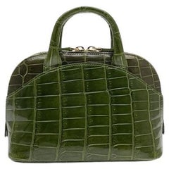 Giòsa Milano Crocodile mini bag size Unique