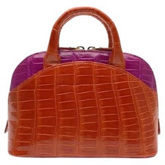 Giòsa Milano Krokodil Mini Tasche Größe Unique