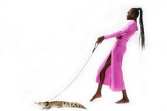 Croc Ring with Australian Akoya Pearl in 18ct Rose Gold with Pink Diamonds