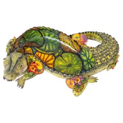 Crocodile River Guardian Schale, Hand Made in Südafrika
