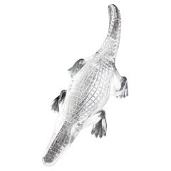 Crocodile Rock Crystal Carving