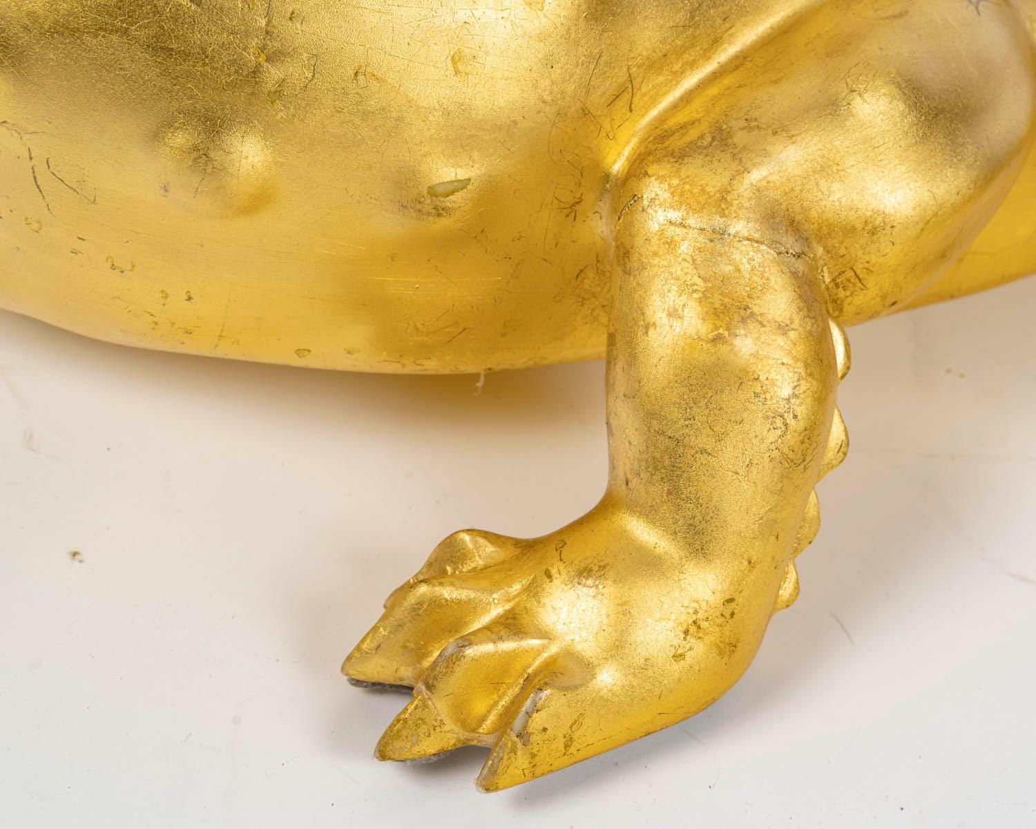 Oro Scultura di coccodrillo di Richard Orlinski, 2006. in vendita