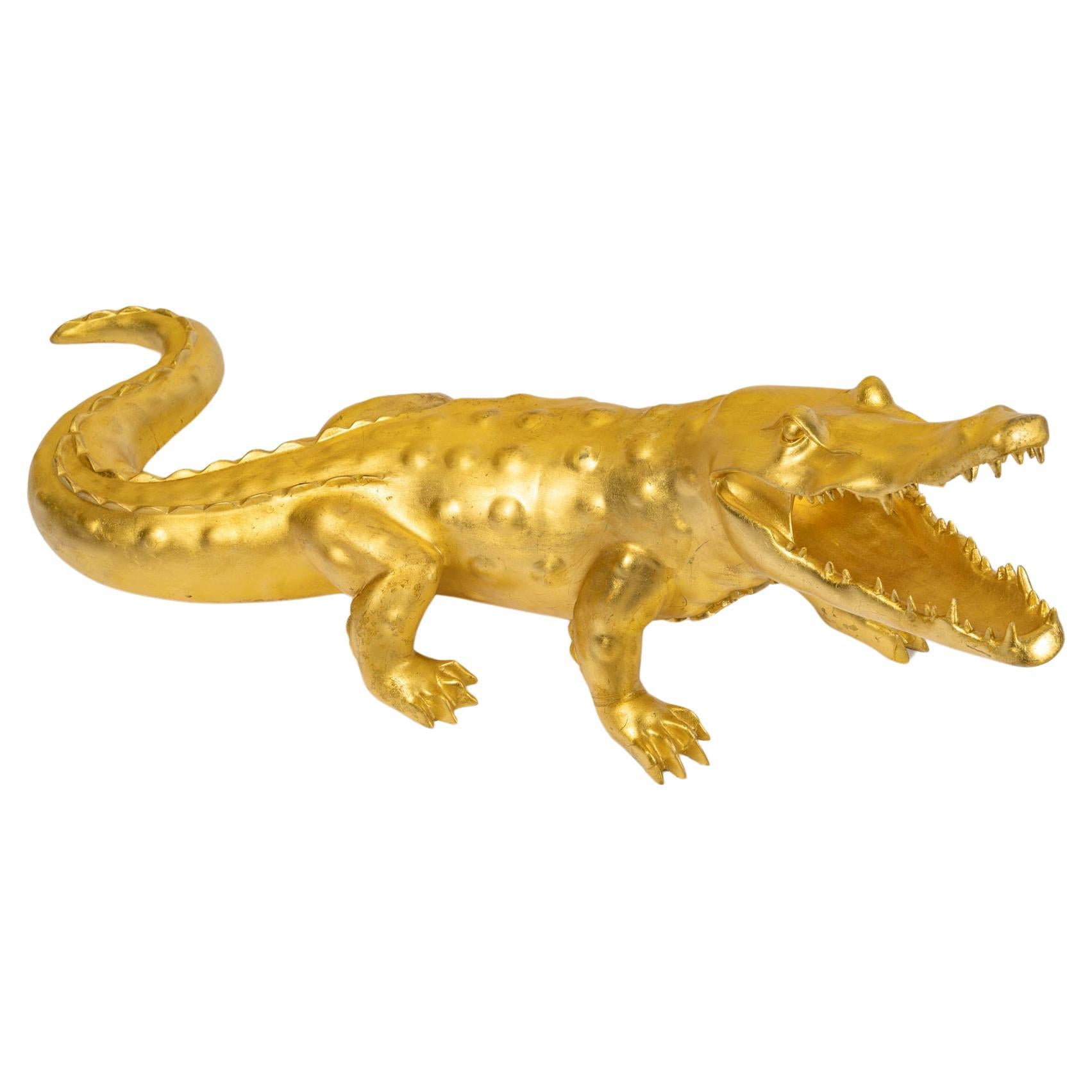 Sculpture de crocodile de Richard Orlinski, 2006.