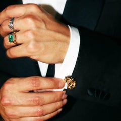 Crocodile Tail Cufflinks in Solid 18ct Yellow Gold