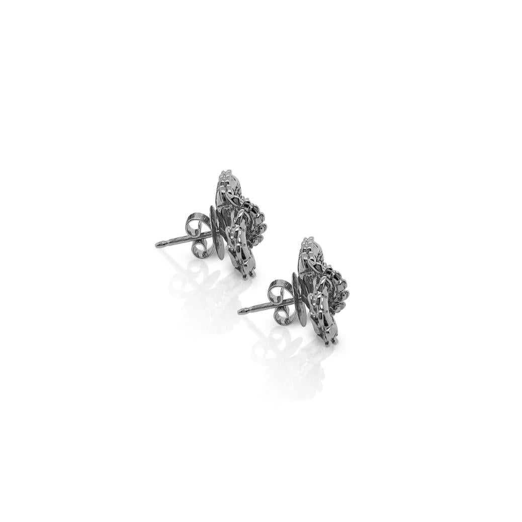 Crocodile Tail Earrings in 18ct Yellow Gold For Sale 1