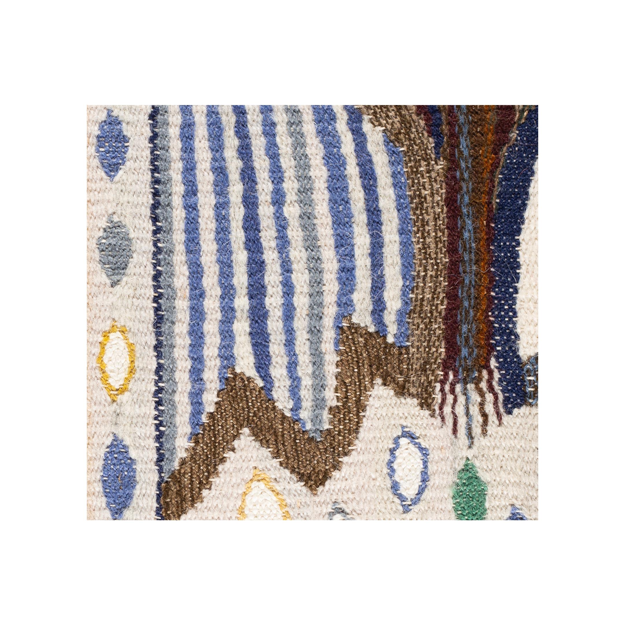 Scandinavian Modern Crocus, Blå Tapestry Designed by Ann-Mari Forsberg for Märta Måås-Fjetterström