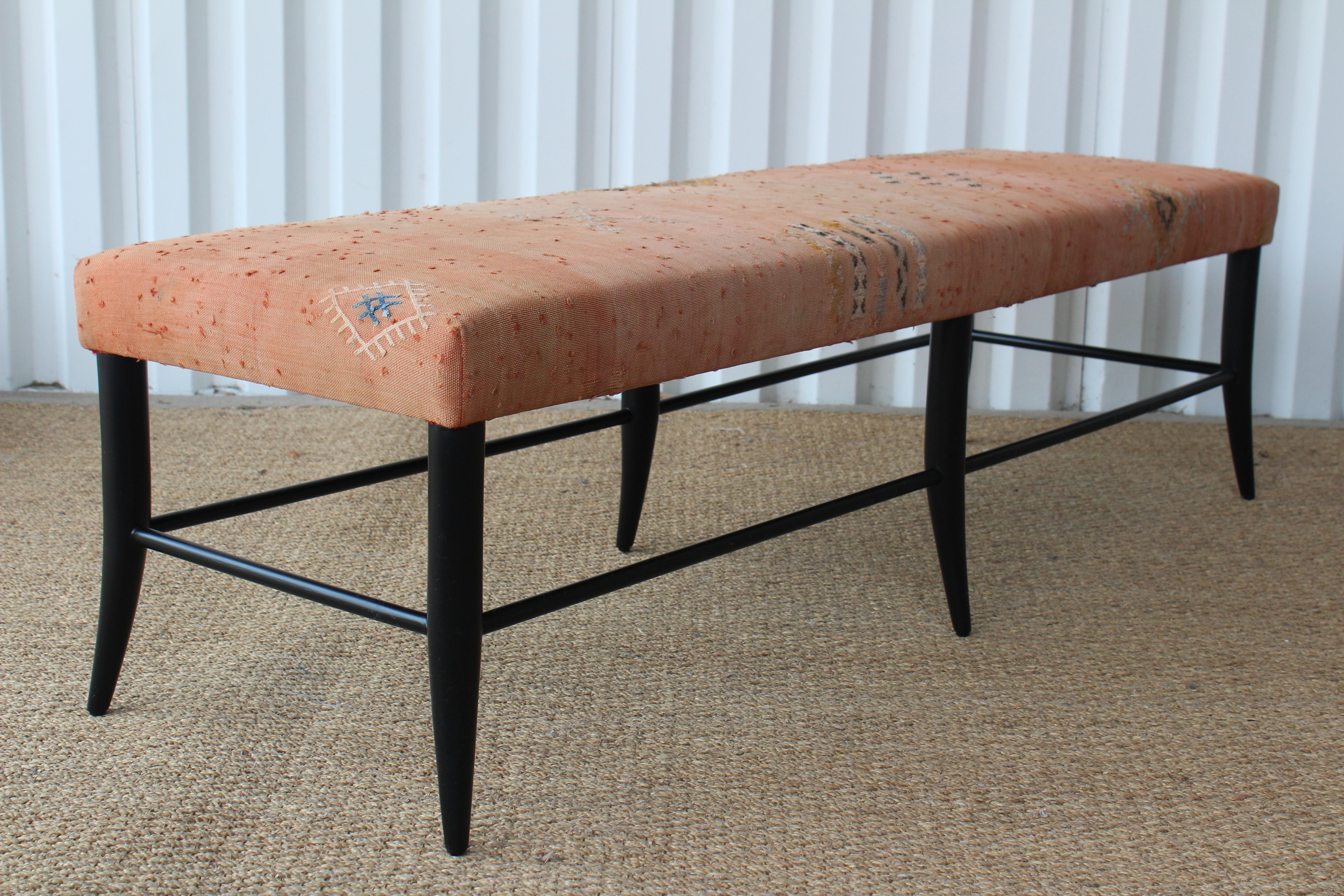 Upholstery Croft Bench Uphpolstered in Vintage Textile