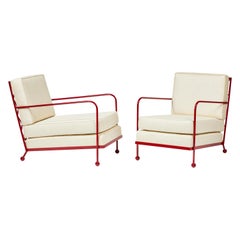 Fauteuil ''Croisillon'' dans le style de Jean Royère