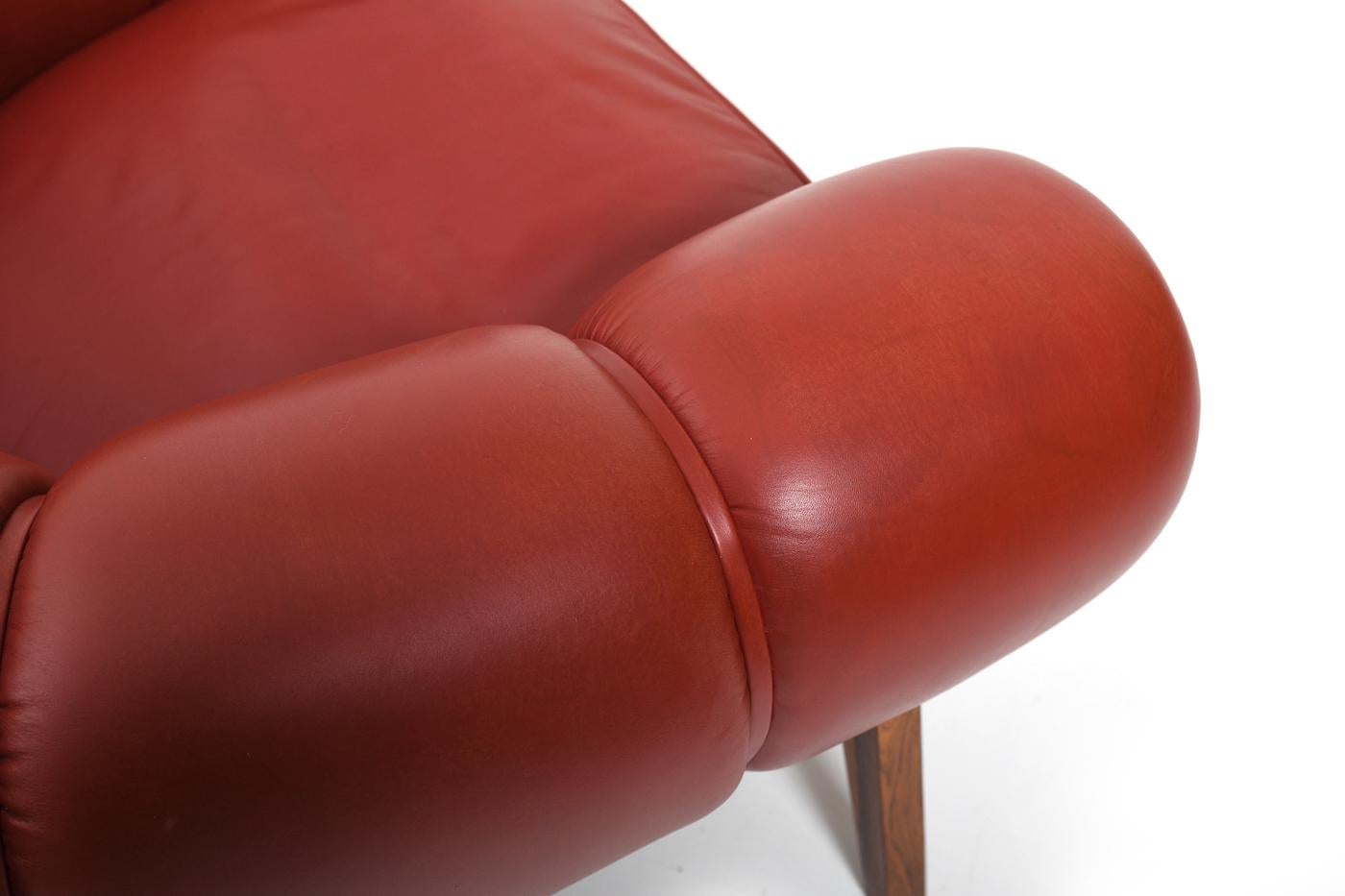 Croissant“ Easychair by Illum Wikkelsø for Holger Christiansen, 1950s For Sale 6