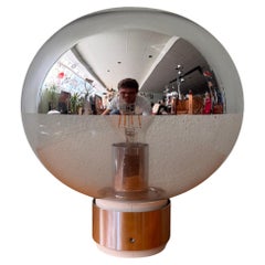 Sconce in vetro cromato / Plafonier di Motoko Ishii per Staff Leucheten, anni '60