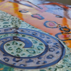 Cromia Multicolor Iron Side Table #1