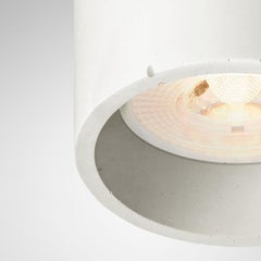 Kleine elfenbeinfarbene Cromia-Deckenleuchte von Plato Design