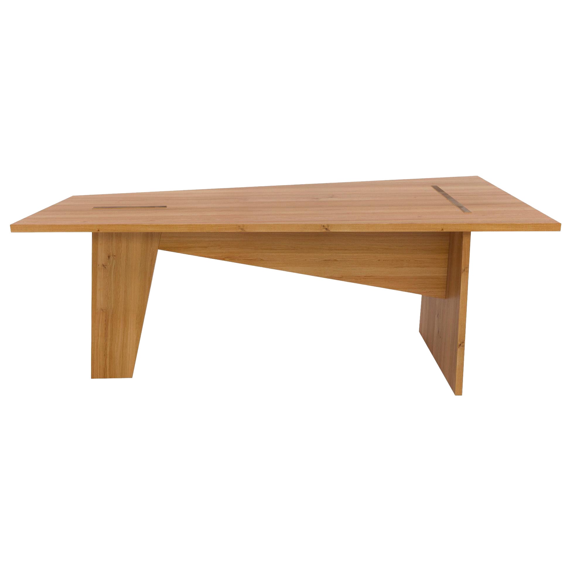 Crooked Dining Table by Nazara Lázaro For Sale