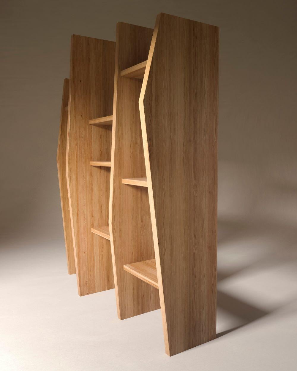 Modern Crooked Shelf by Nazara Lazaro For Sale