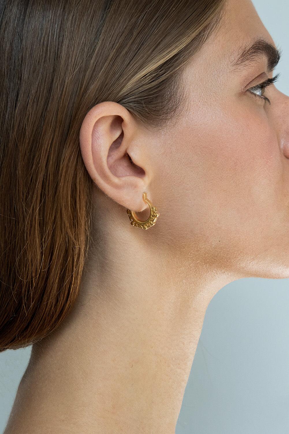 24k gold earrings bay harbor