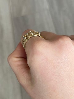 Crop & Farr Diamond and 18 Carat Gold Ring