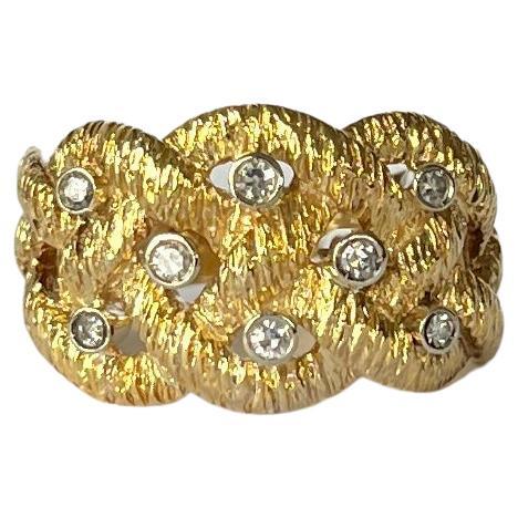 Diamant-Ring aus 18 Karat Gold von Crop & Farr im Angebot