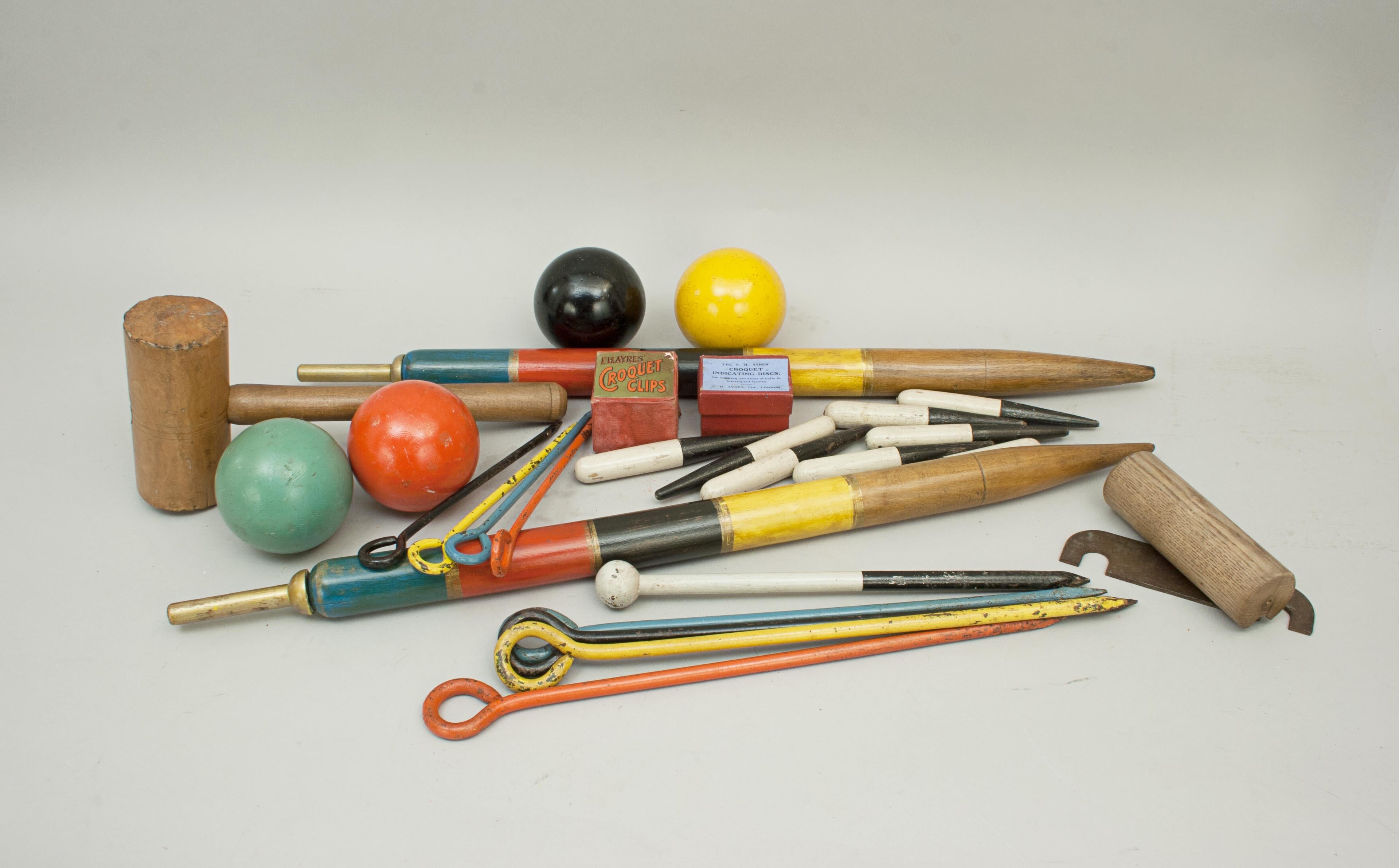 Croquet Set by F.H Ayres 1
