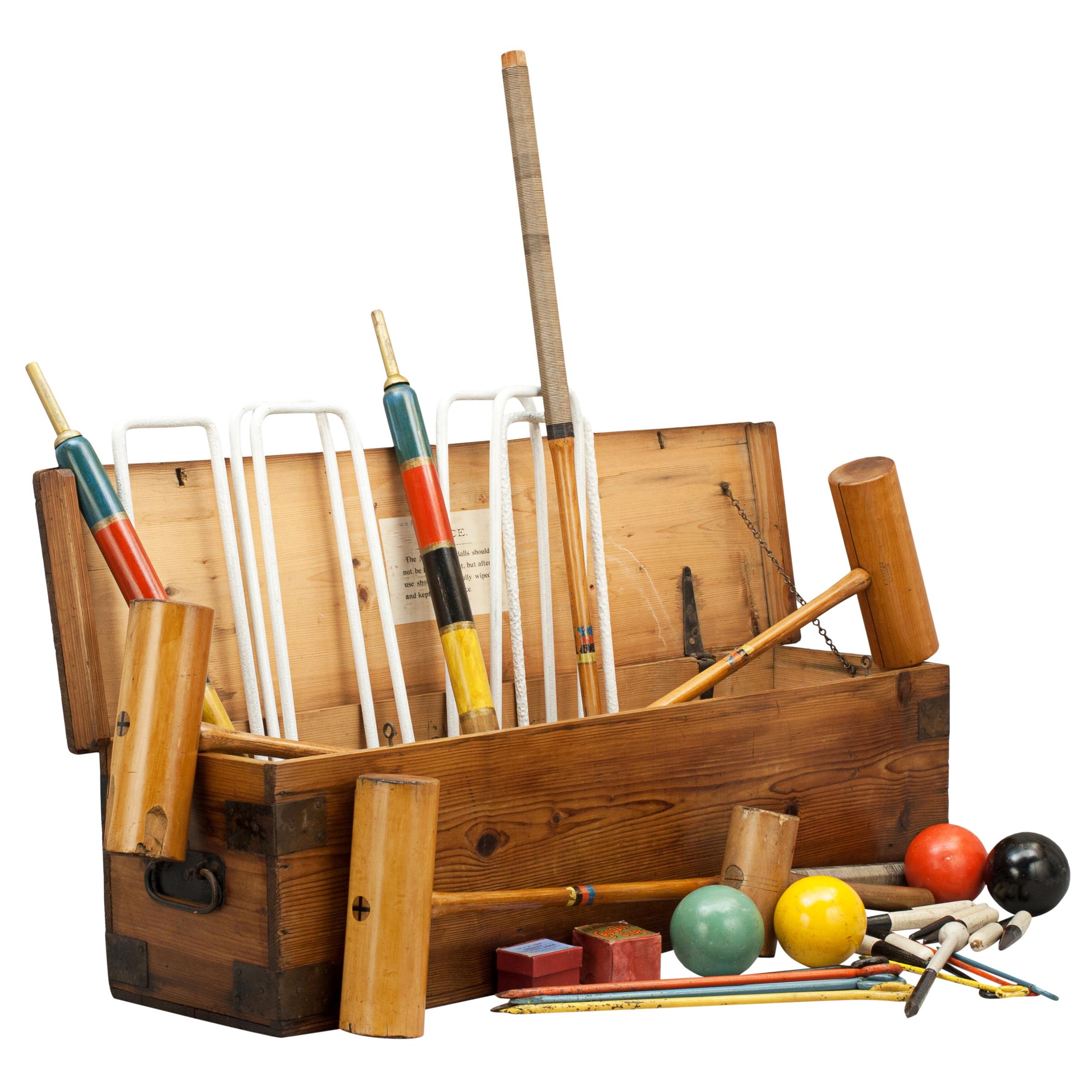 Croquet Set by F.H Ayres