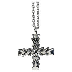 Cross (10K Solid Yellow or White Gold Pendant) by Ken Fury