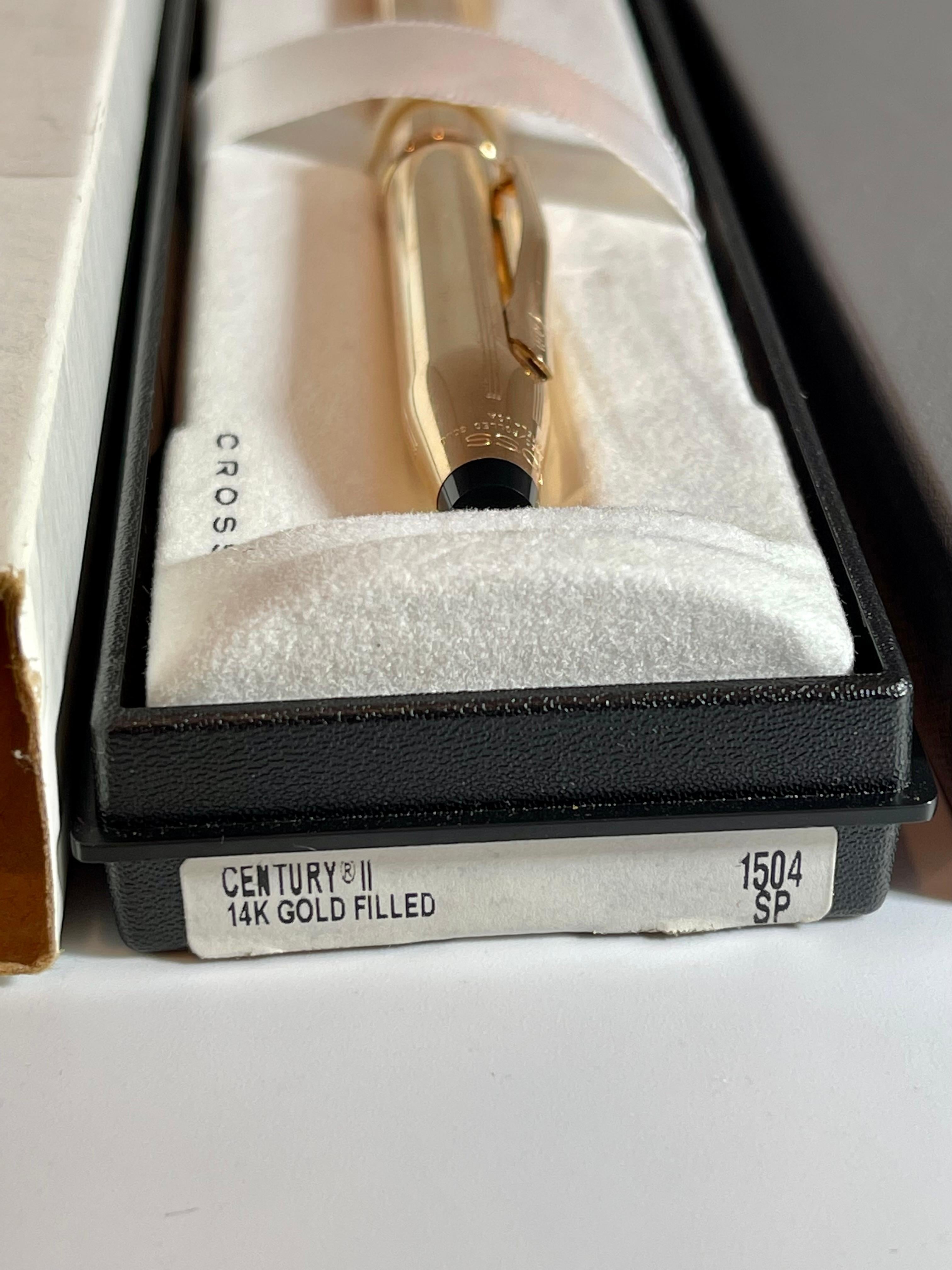 Cross 14KT Gold Filled Century II Selectip Rollerball Pen New in Box 3