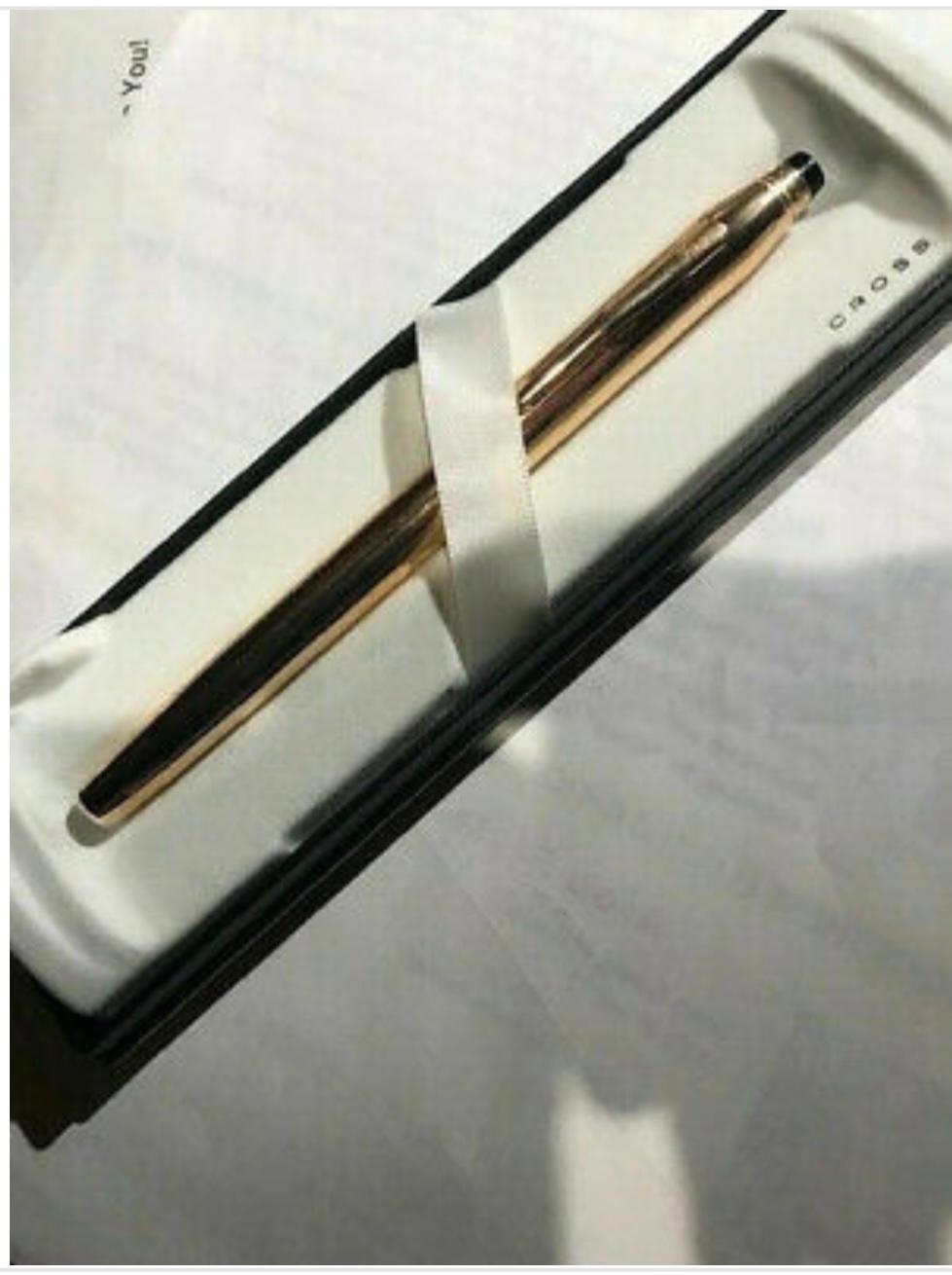 cross gold pen 18k