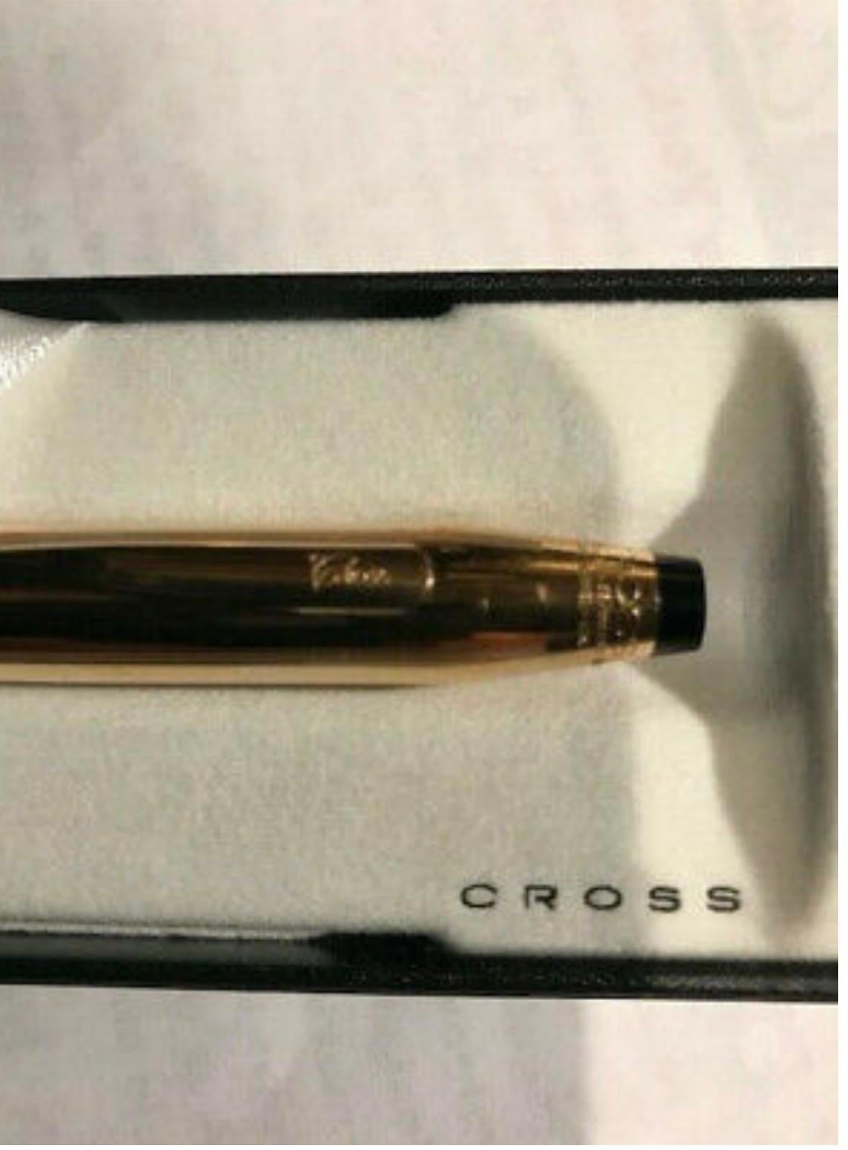 Cross 14KT Gold Filled Century II Selectip Rollerball Pen New in Box In New Condition In New York, NY