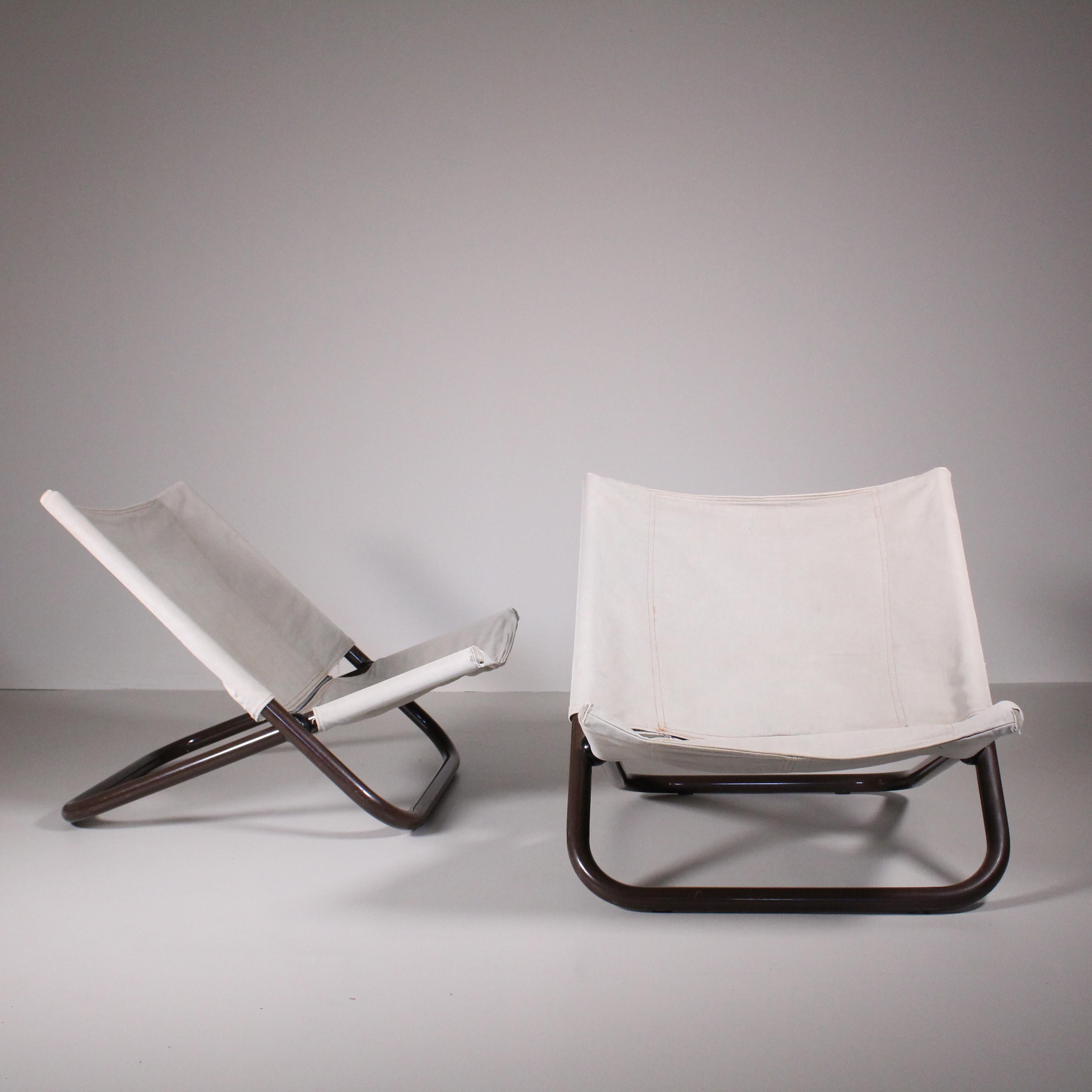 Metal Cross armchair, Marcello Cuneo, Arflex 1960 circa For Sale