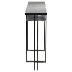 Cross Binate Slate Handcrafted Console Signed by Novocastrian