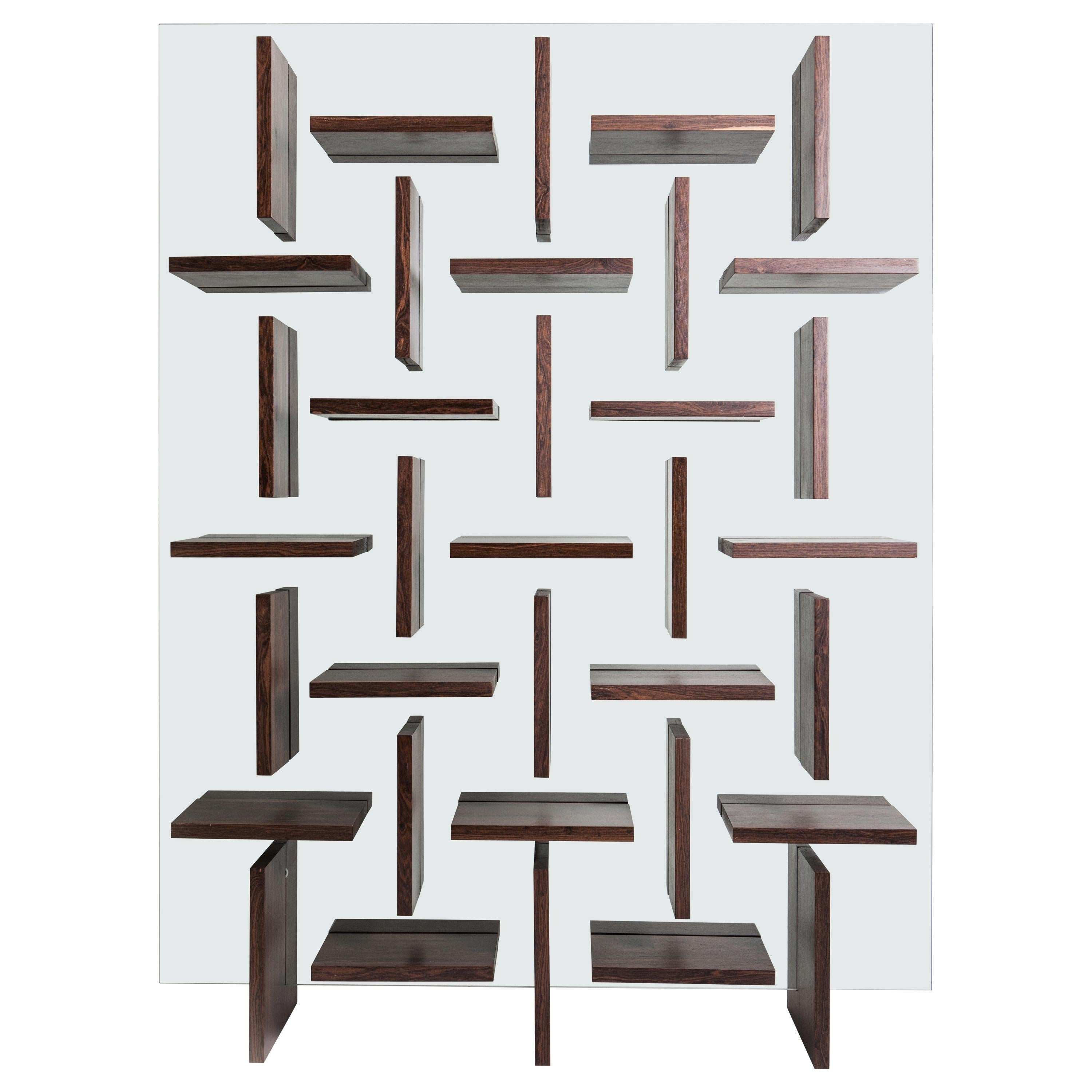 Cross Bookcase by Alva Design For Sale