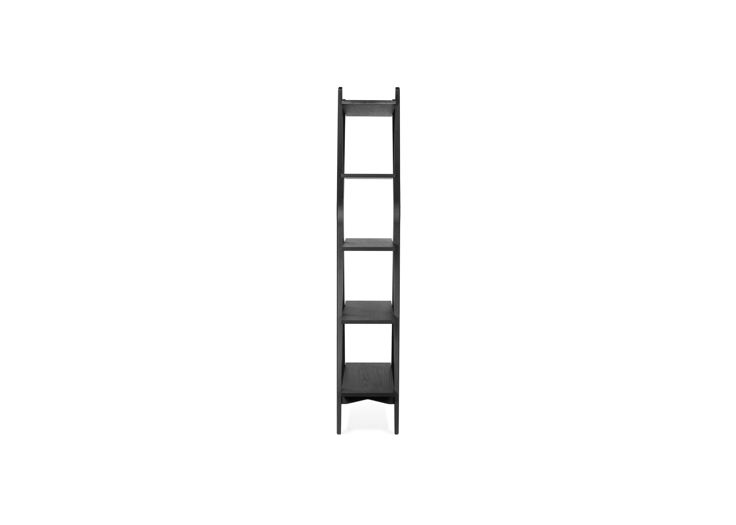 Italiano Libreria Cross in legno di frassino nero di Carlo Contin in vendita
