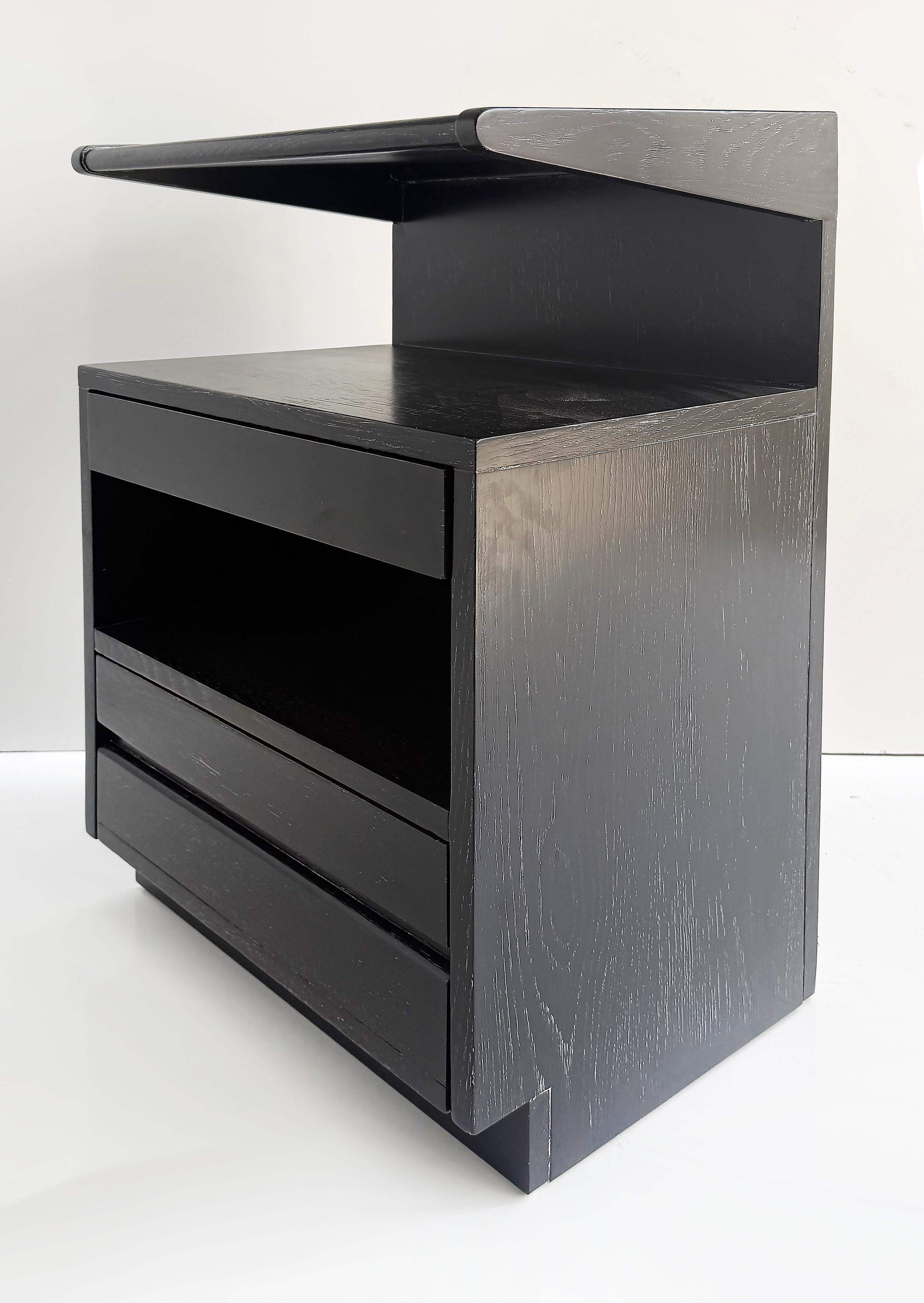 Cross Country Sligh Furniture Keramik-Nachttische, Grand Rapids Chair Co., Paar im Angebot 2