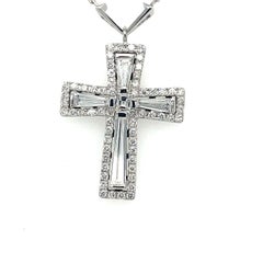 Cross Diamond Necklace
