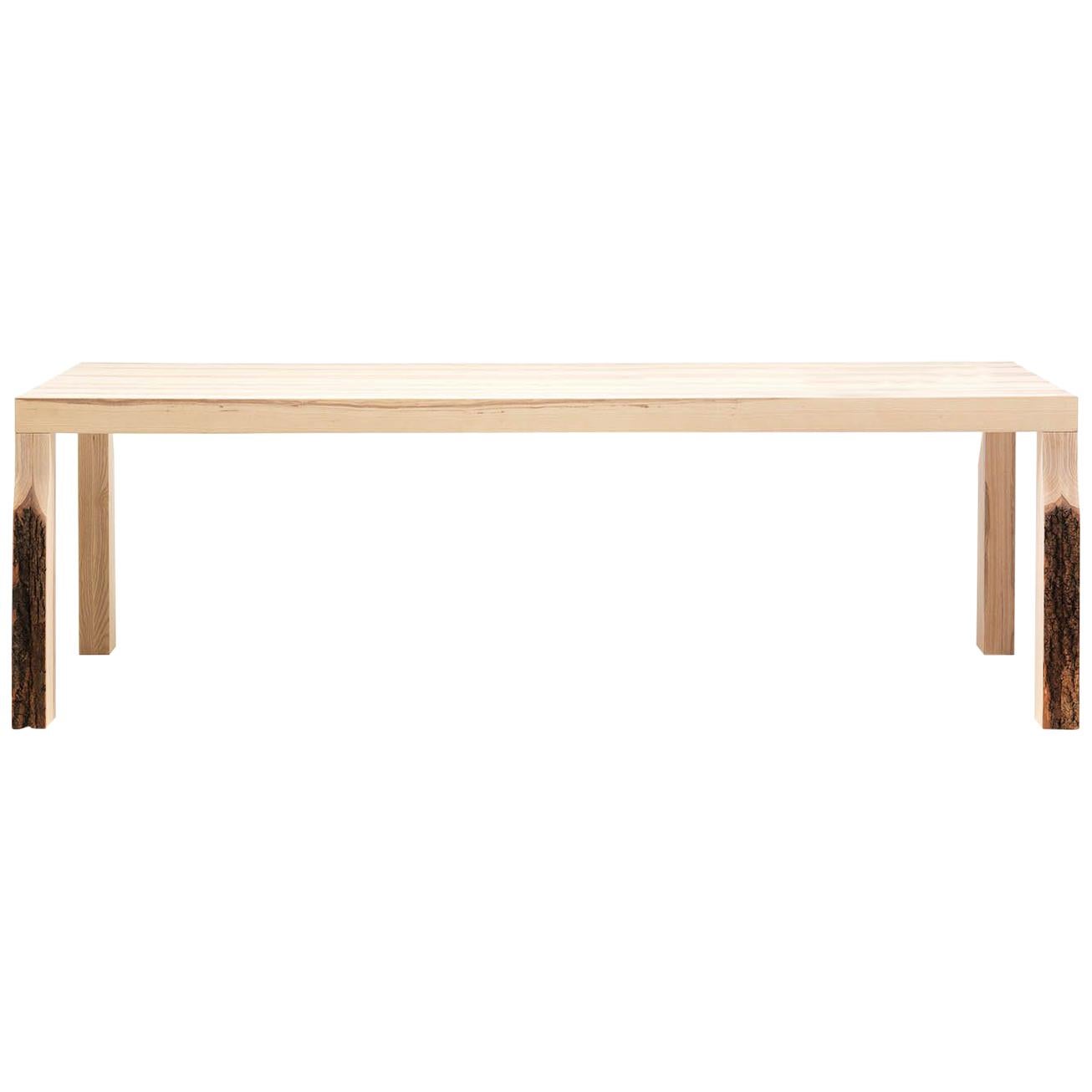 Cross Fade Natural Dining Table by Mogg For Sale