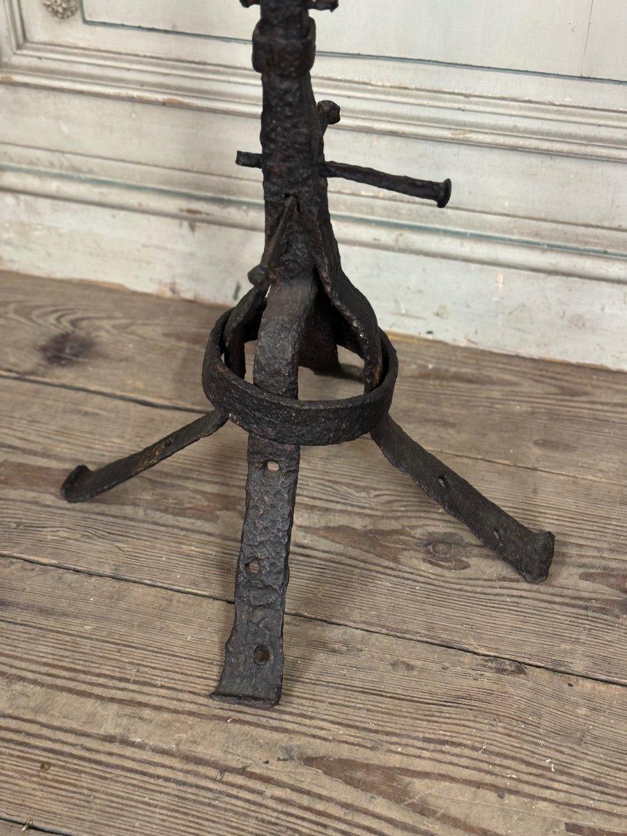 Cross In Battered Iron, 18th Century For Sale 5
