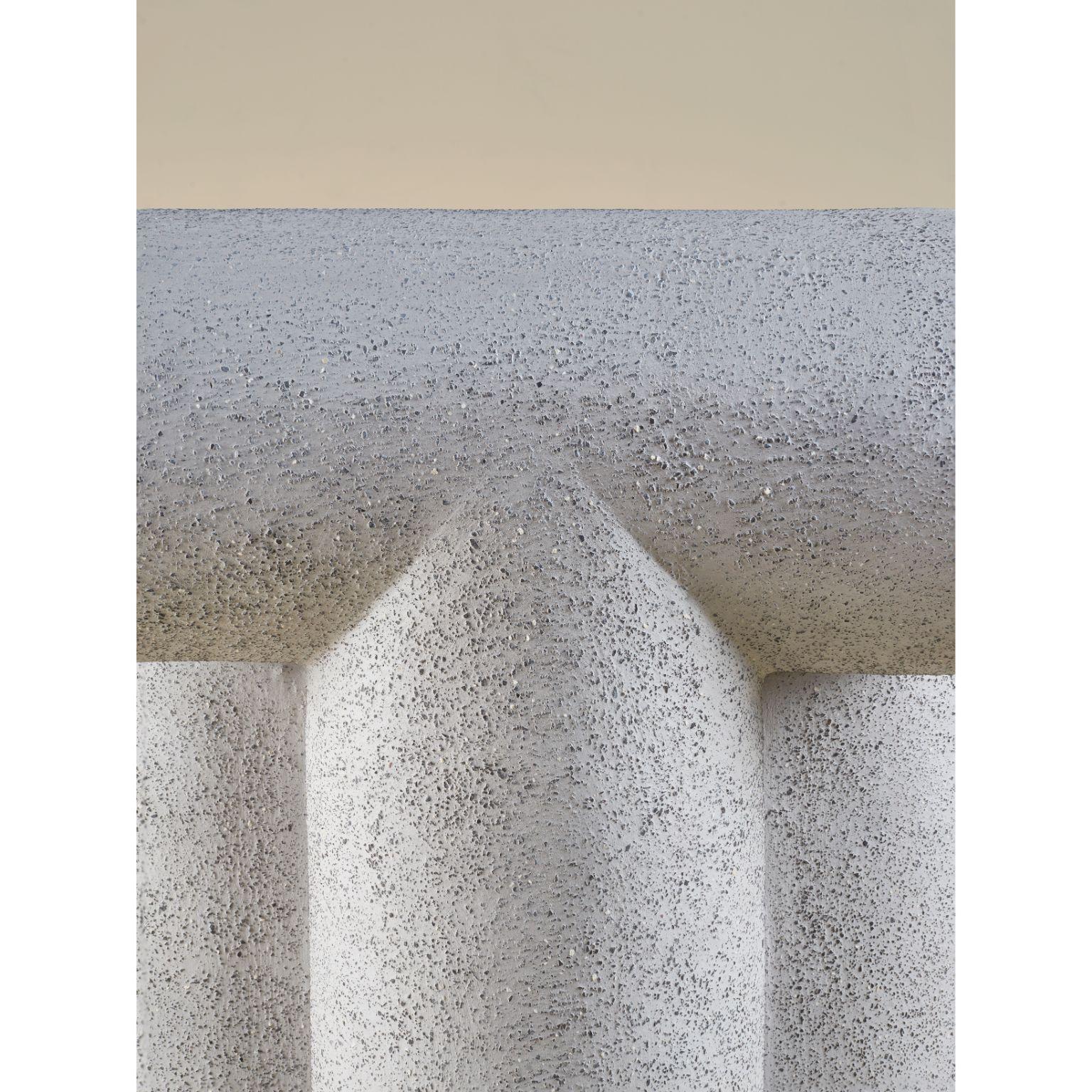 Dutch Cross Legged Ceramic Table by Rino Claessens