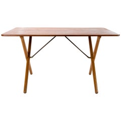 Cross Legged Coffee Table, Model AT-308, by Hans J. Wegner and Andreas Tuck
