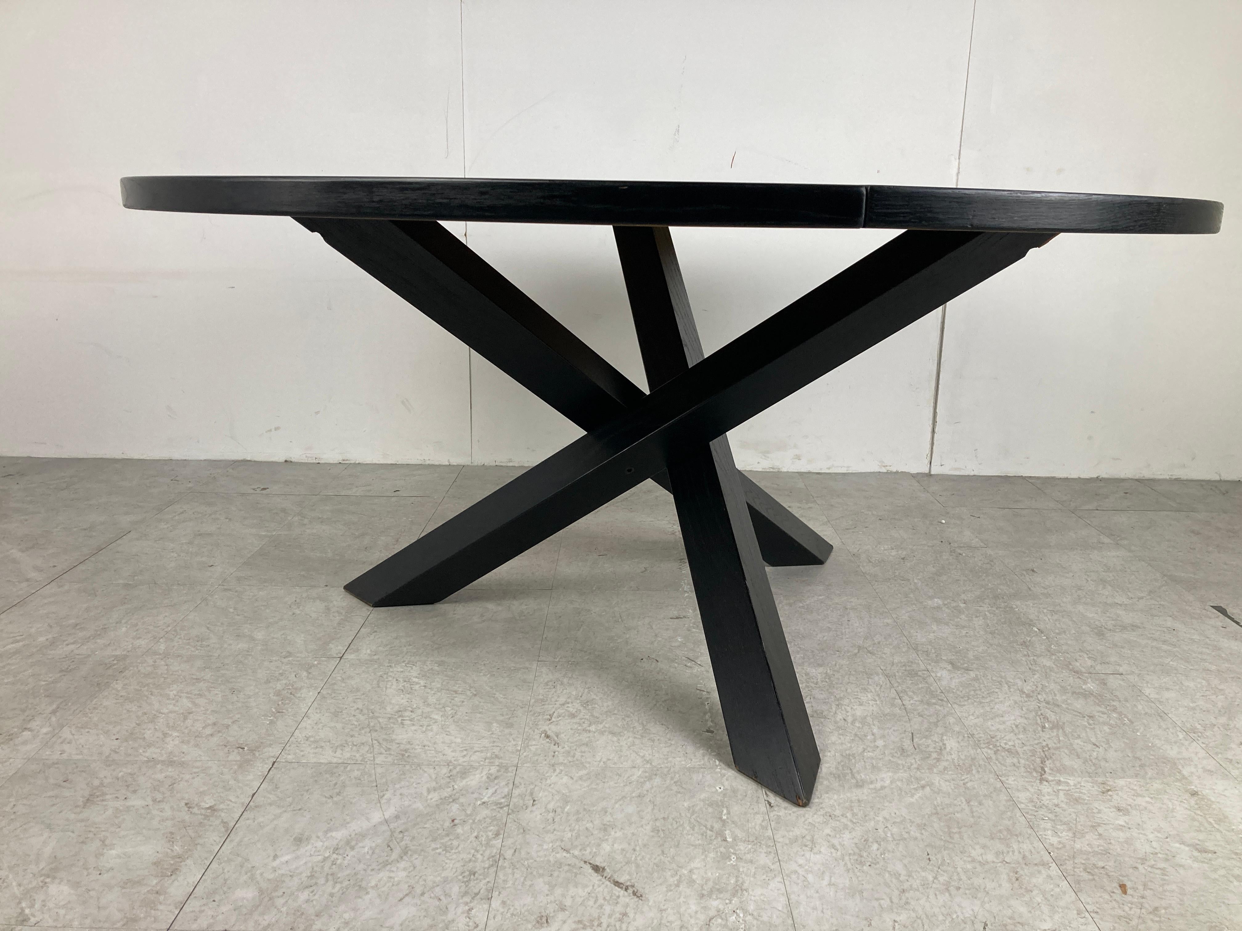 Late 20th Century Cross Legged Dining Table by Martin Visser, 1970s For Sale
