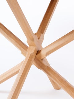 Solid Oak Bond Oval Dining Table by Lynnea Jean, In-stock