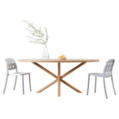 Bond Oval Table - Solid oak dining table by Lynnea Jean, In-stock