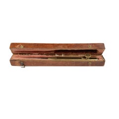 Cross-Legged Reduction Compass of Brass and Steel Italy 1760 circa